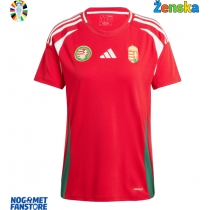 Mađarska Domaci Dres za Ženska EP 2024 Kratak Rukav